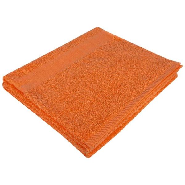 Полотенце махровое банное 70*140 оранжевое