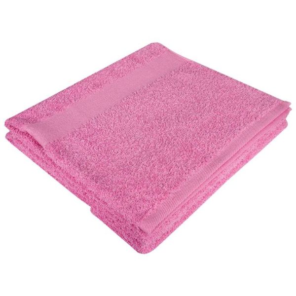 Полотенце махровое банное 70*140 розовое